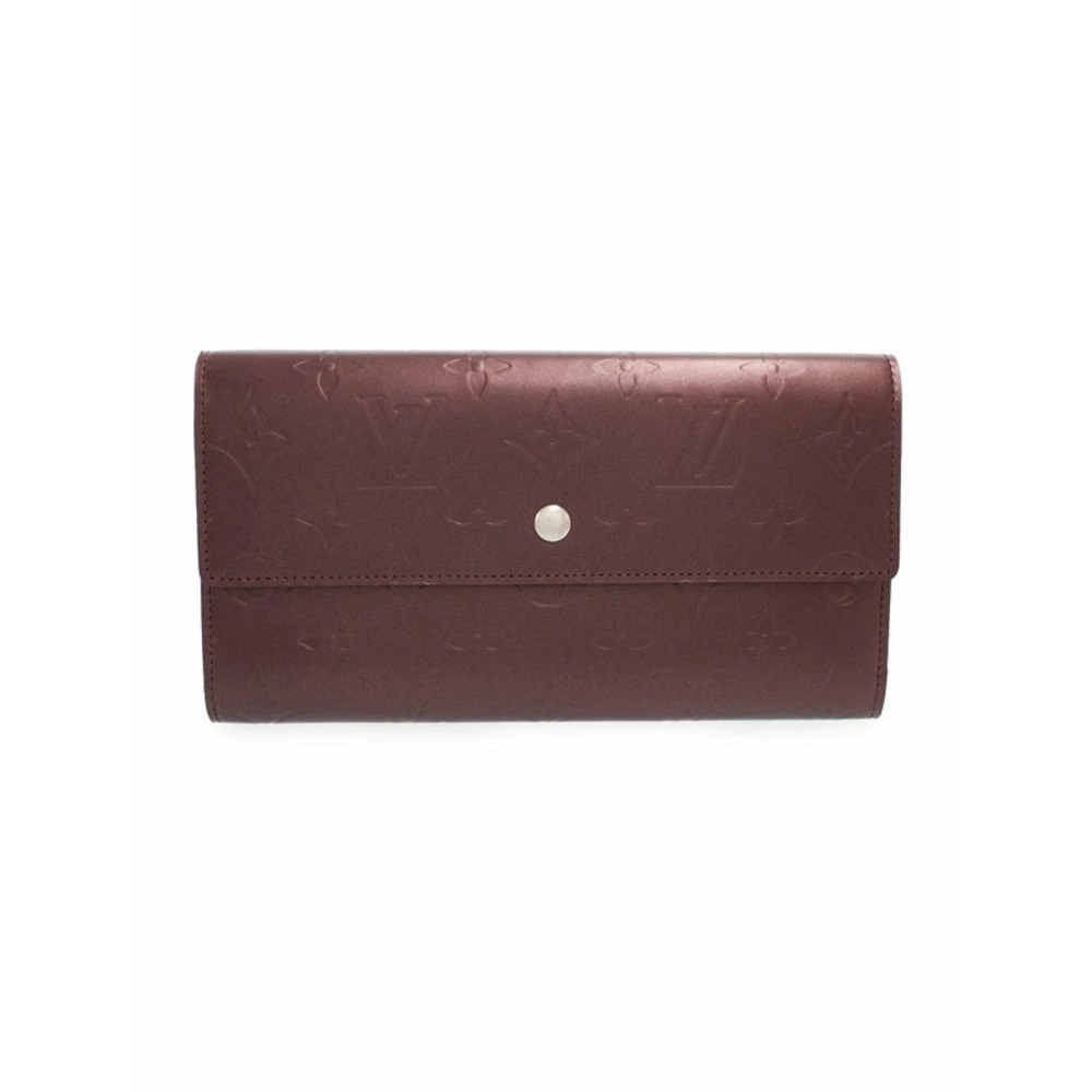 Louis Vuitton Monogram Matte Portefeuille Tresor International Tri fold Long